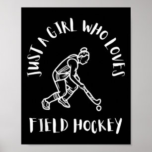 Field Hockey Mom Ndy And Street Hockey Poster