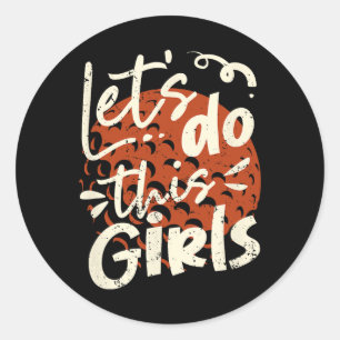 Field Hockey Mom Shirt Girls Field Hockey Lover Ho Classic Round Sticker