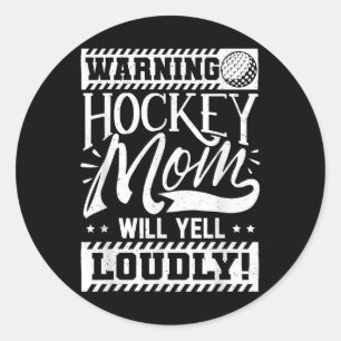 Field Hockey Mom Shirt Women Field Hockey Lover _2 Classic Round Sticker