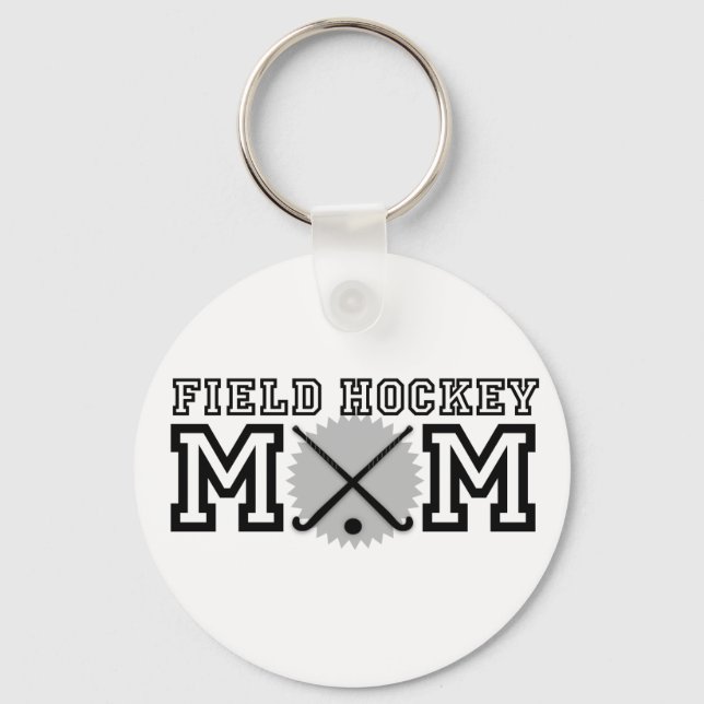 Field Hockey Mum Key Ring (Front)