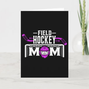 Field Hockey Mum Shirt For Women Mother's Day Card