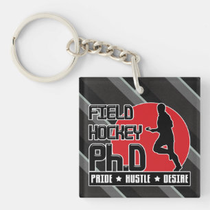 Field Hockey PH.d Acrylic Keychain Keyring