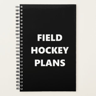 Field Hockey Planner Sports Field Hockey Plans