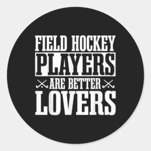 Field Hockey Player Coach Goalkeeper Sweeper Sport Classic Round Sticker