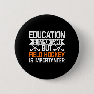 Field Hockey Player Coach Goalkeeper Team Sport Ed 6 Cm Round Badge