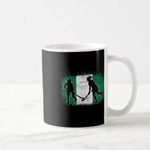 Field Hockey Player Nigeria Nigerian Flag Nigeria Coffee Mug