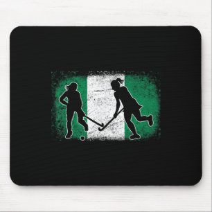 Field Hockey Player Nigeria Nigerian Flag Nigeria Mouse Pad