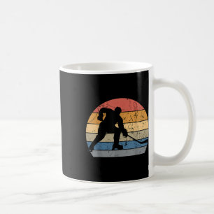 Field Hockey Player Retro Vintage Sweeper Goalkeep Coffee Mug