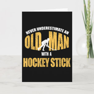 Field Hockey Player Stick Handling Funny Sports Gi Card