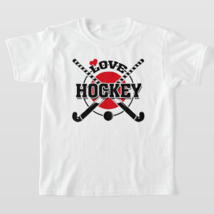 Field Hockey Players, Crossed Hockey Sticks T-Shirt