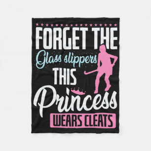 Field Hockey Princess Daughter Girl  Fleece Blanket