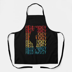 Field Hockey Retro Vintage Field Hockey Apron