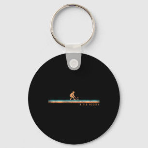 Field Hockey Retro Vintage Field Hockey Key Ring