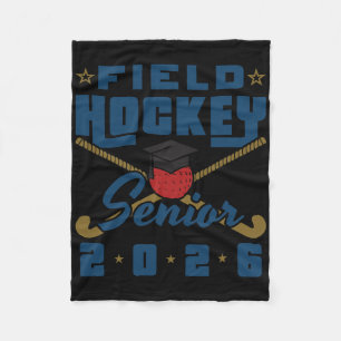 Field Hockey Senior 2026 Graduating Cl Senior Nigh Fleece Blanket
