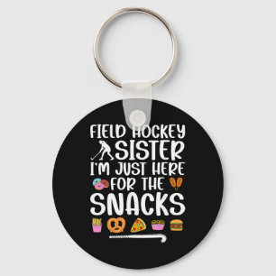 Field Hockey Sister Funny Field Hockey Player Sis Key Ring