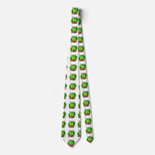 Field Hockey Stick And Ball Splash Tie