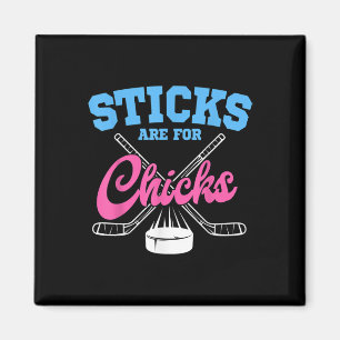 Field Hockey Sticks For Chicks Sweeper Goalkeeper Magnet