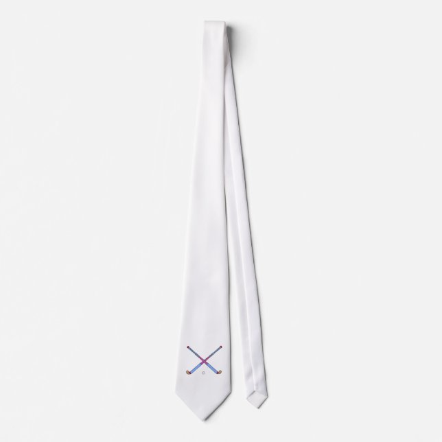 Field Hockey Sticks Tie (Front)