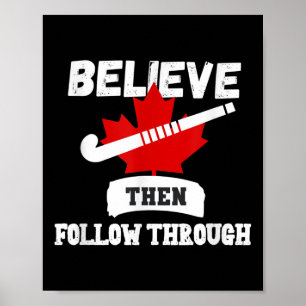 Field Hockey Team Or Squad Gift Practice Coach  Poster