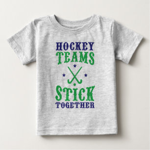 Field Hockey Teams Stick Together Baby T-Shirt