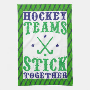 Field Hockey Teams Stick Together Tea Towel