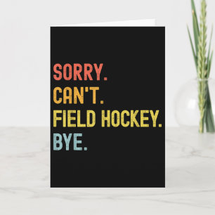 Field Hockey Training Quote For Player Field Hocke Card