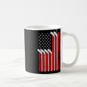 Field Hockey Usa Flag 4th Of July Sweeper Goalkeep Coffee Mug