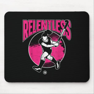 Field Hockey Watercolor Relentless Mouse Pad