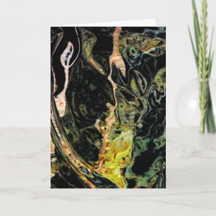 "Field in Autumn" Digitally Altered Abstract Photo Card