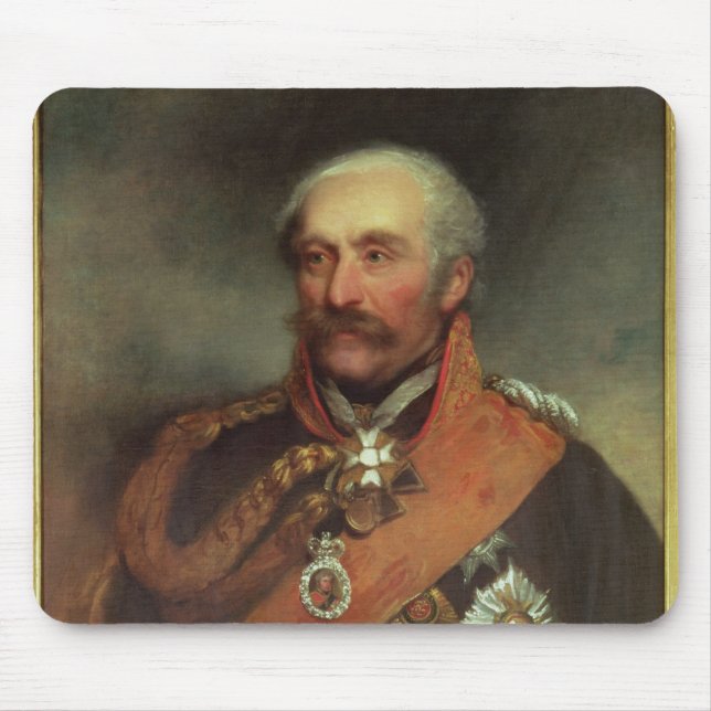 Field Marshal Prince Von Blucher  c.1816 Mouse Pad (Front)