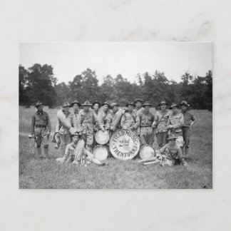 Field Music Band, 1925 Postcard