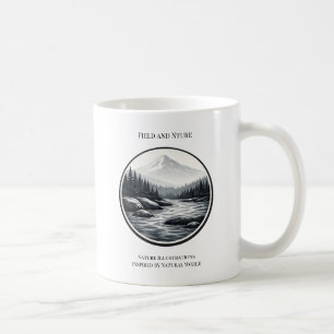 Field & Nature Logo – Nature Illustration Mug