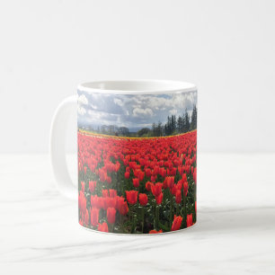 Field of Ballerina Tulips, Oregon Coffee Mug