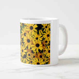 Field of Black-Eyed Susans Large Coffee Mug