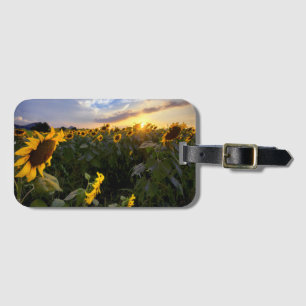Field of Blooming Sunflowers Luggage Tag