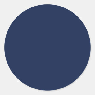 Field of Blue Classic Round Sticker