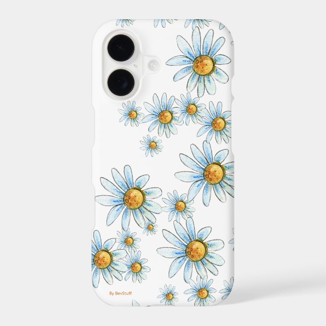 Field of Blue Daisies Phone Case (Back)