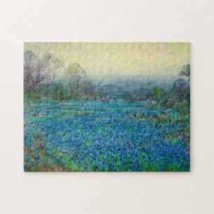 Field of Bluebonnets, 1918-1920 by Julian Onderdon Jigsaw Puzzle