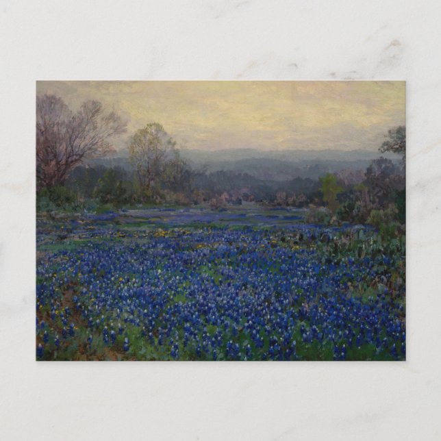 Field of Bluebonnets, 1918 Postcard (Front)