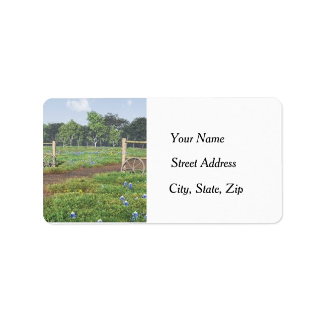 Field of Bluebonnets - Address Labels (Front)