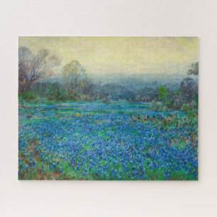 Field of Bluebonnets by Julian Onderdon Jigsaw Puzzle