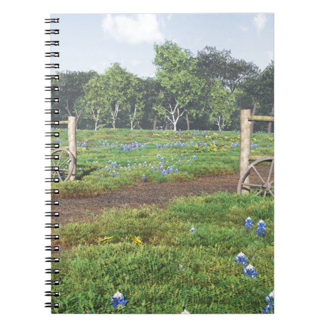 Field of Bluebonnets Notebook (Front)