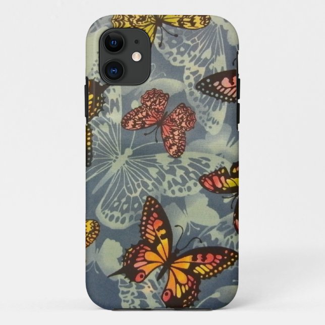 Field of Butterflies Case-Mate iPhone Case (Back)