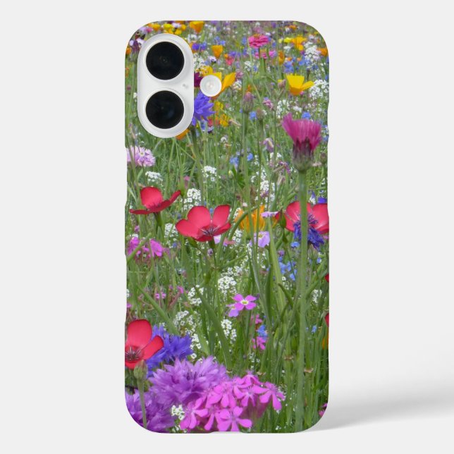 Field of Colourful Flowers Case-Mate iPhone Case (Back)