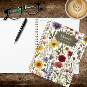Field of Country Wildflowers Planner