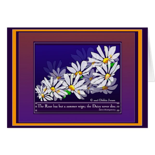 Field of Daisies by Debbie Jensen (Front Horizontal)