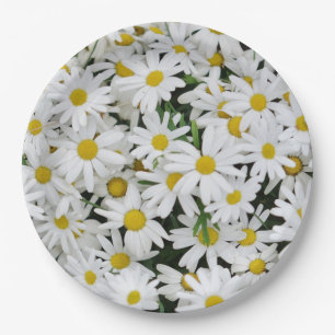 Field of Daisies Paper Plate