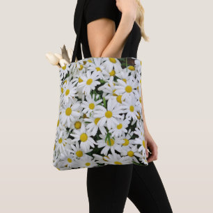 Field of Daisies Photo Tote Bag