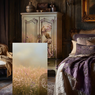 Field of dreams Bird & Floral Dusty Purple Tissue Paper