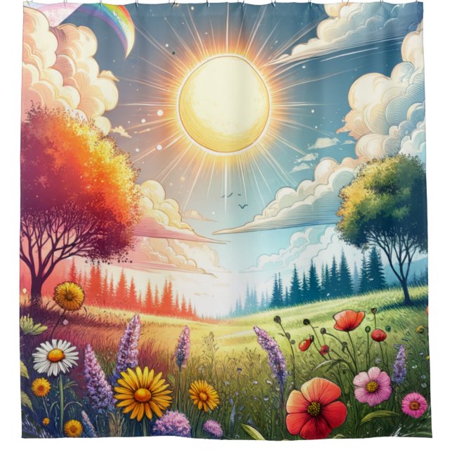 Field of Dreams Shower Curtain (Front)